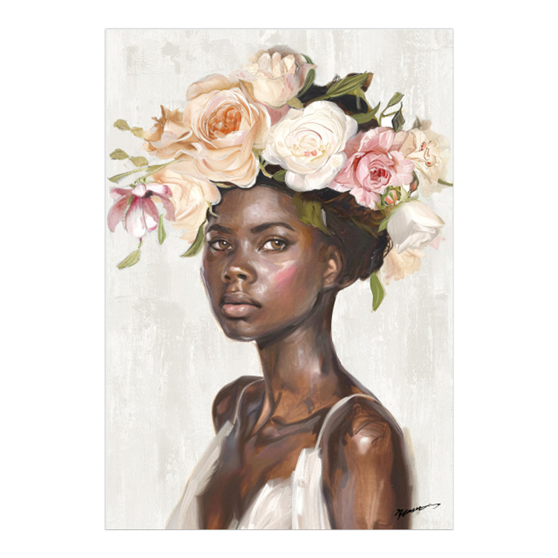 Πίνακας Σε Καμβά Fleri Ι Inart 70X3.5X100Εκ