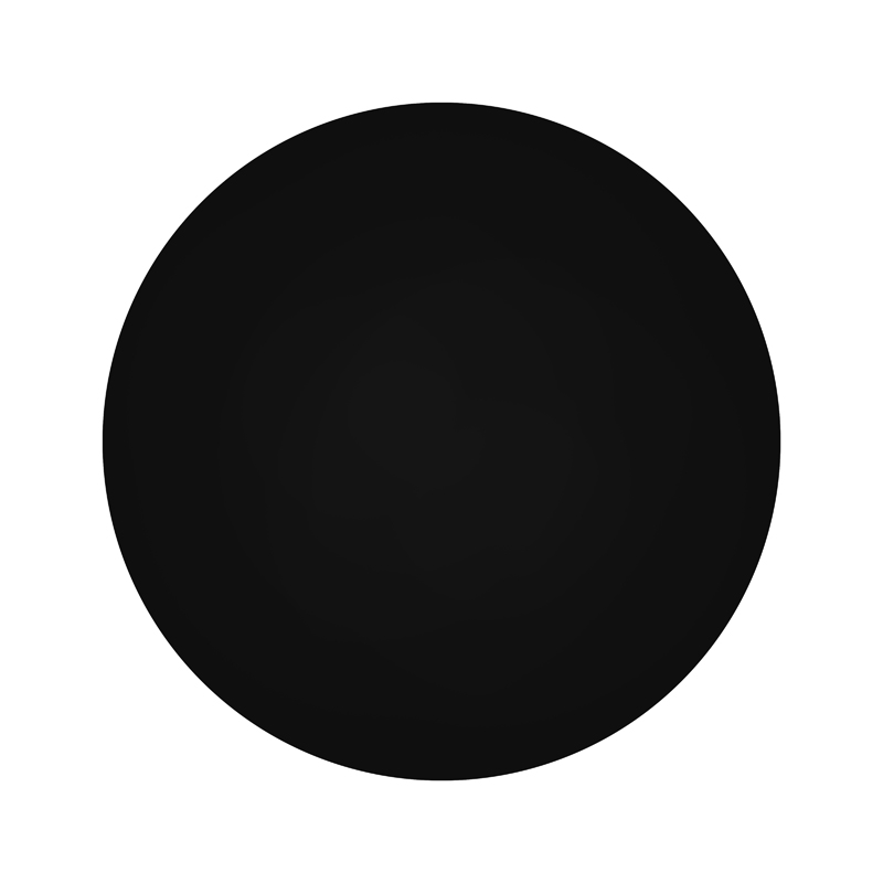 Επιφάνεια Τραπεζιού Senlo Pakoworld Τ.werzalit Μαύρο Φ60Εκ