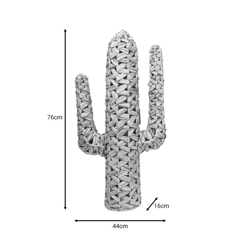Διακοσμητικό Wanzo Inart Ψάθινο Φυσικό 44X16X76Εκ