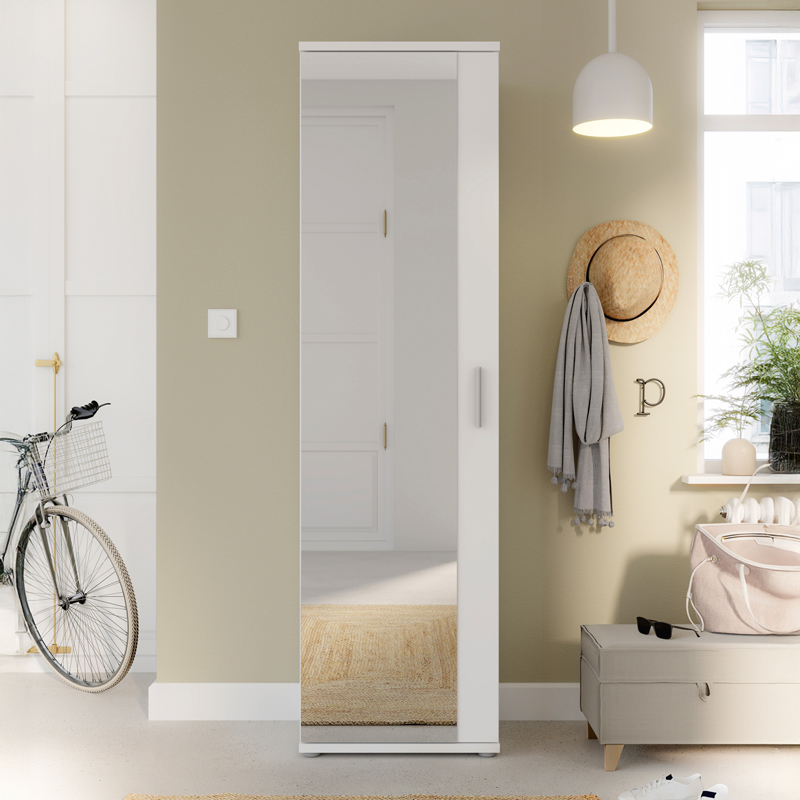 Παπουτσοθήκη-Ντουλάπα Cabino Pakoworld Μελαμίνη Σε Λευκή Απόχρωση 50.2X34.8X179Εκ Παπουτσοθήκη-Ντουλάπα Cabino Pakoworld Μελαμίνη Σε Λευκή Απόχρωση 50.2X34.8X179Εκ