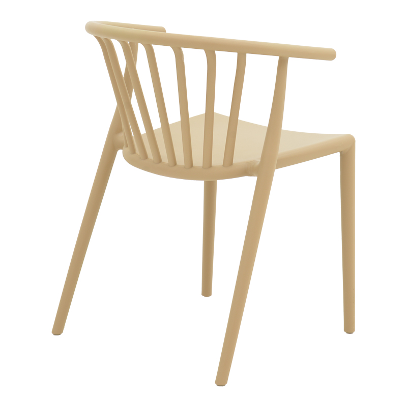 Πολυθρόνα Zelma Pakoworld Pp Σε Ανοιχτή Απόχρωση Cappuccino 55X53X73Εκ