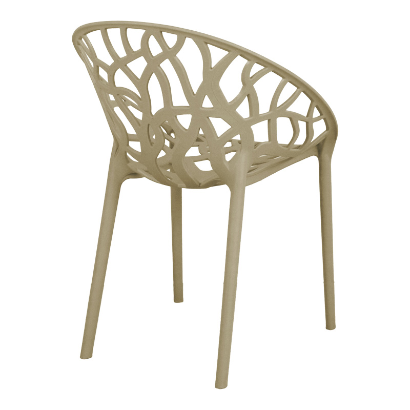 Πολυθρόνα Daren Pakoworld Pp Σε Cappuccino Απόχρωση 59X60X79,5Εκ