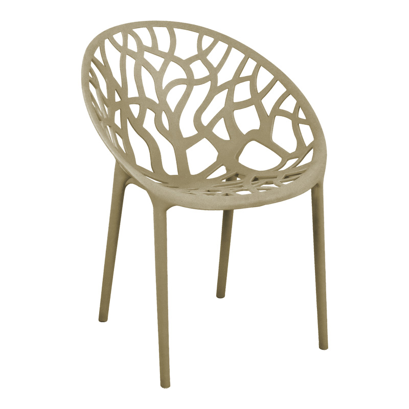 Πολυθρόνα Daren Pakoworld Pp Σε Cappuccino Απόχρωση 59X60X79,5Εκ