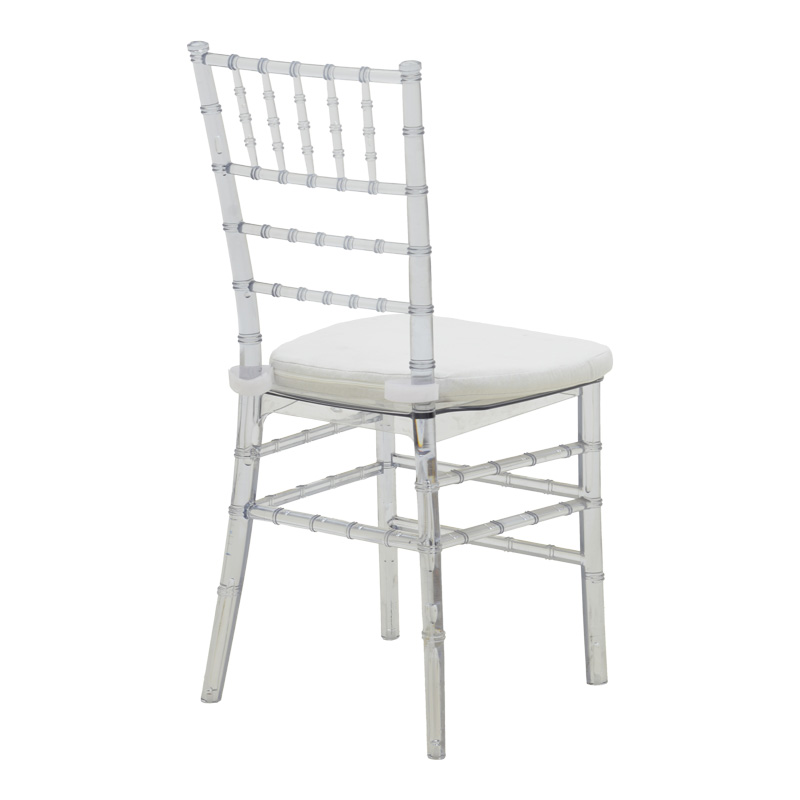 Καρέκλα Tiffany Pakoworld Με Μαξιλάρι Διάφανο Pc 38X38.5X88Εκ