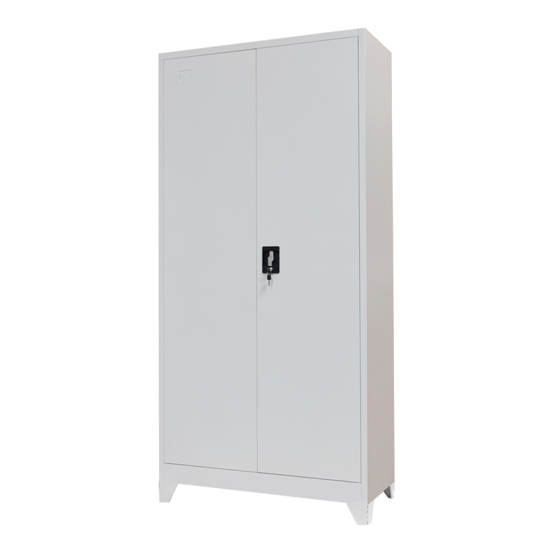 Μεταλλική Ντουλάπα Zogi Pakoworld Με Χώρισμα Σε Απόχρωση Ανοιχτό Γκρι 90X45X190Εκ