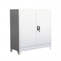 Μεταλλικό Ντουλάπι Armon I Pakoworld Σε Απόχρωση Ανοιχτό Γκρι 90X40X100Εκ
