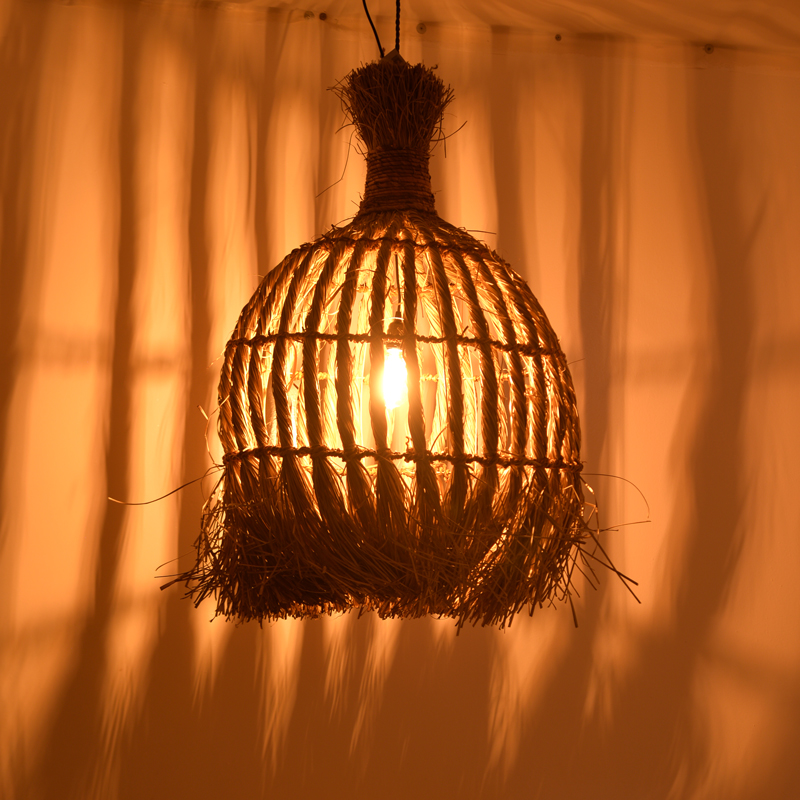 Φωτιστικό Οροφής Sannel Inart Mendong Σε Φυσική Απόχρωση Φ60X90Εκ