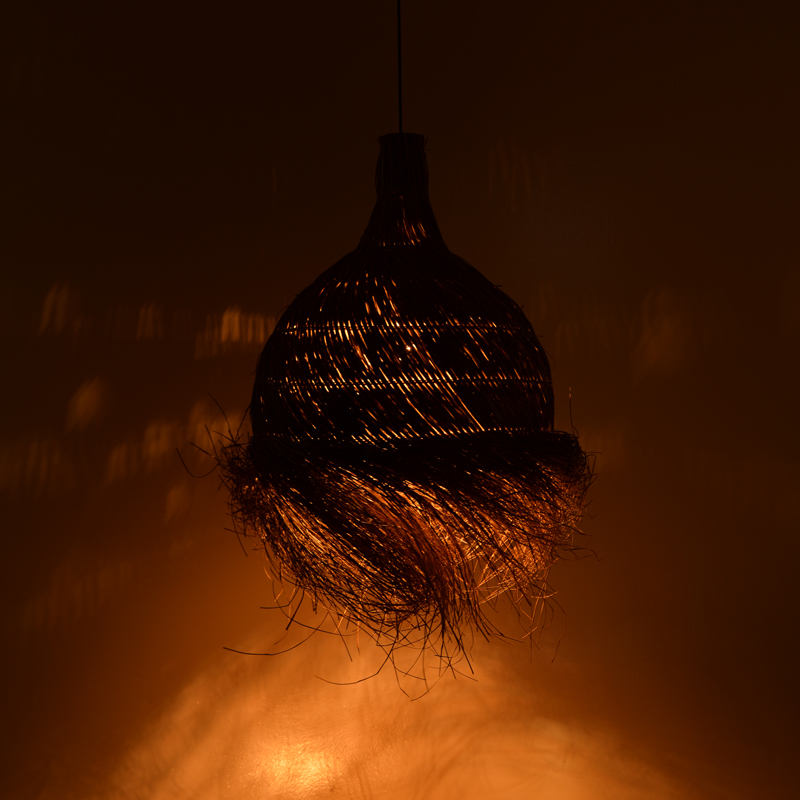 Φωτιστικό Οροφής Cazin I Inart Mendong Σε Φυσική Απόχρωση Φ80X85Εκ