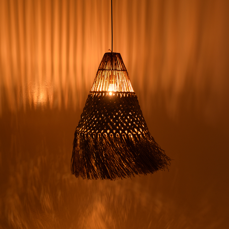 Φωτιστικό Οροφής Vajem Inart Mendong Σε Φυσική Απόχρωση 50X50X70Εκ