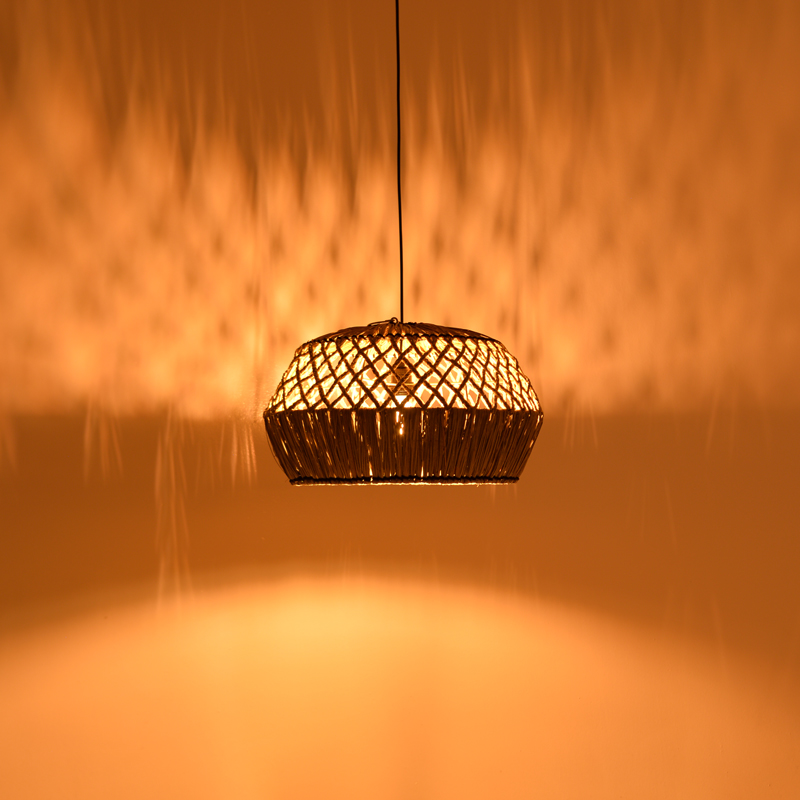 Φωτιστικό Οροφής Fose Inart Mendong Σε Φυσική Απόχρωση Φ50X27Εκ