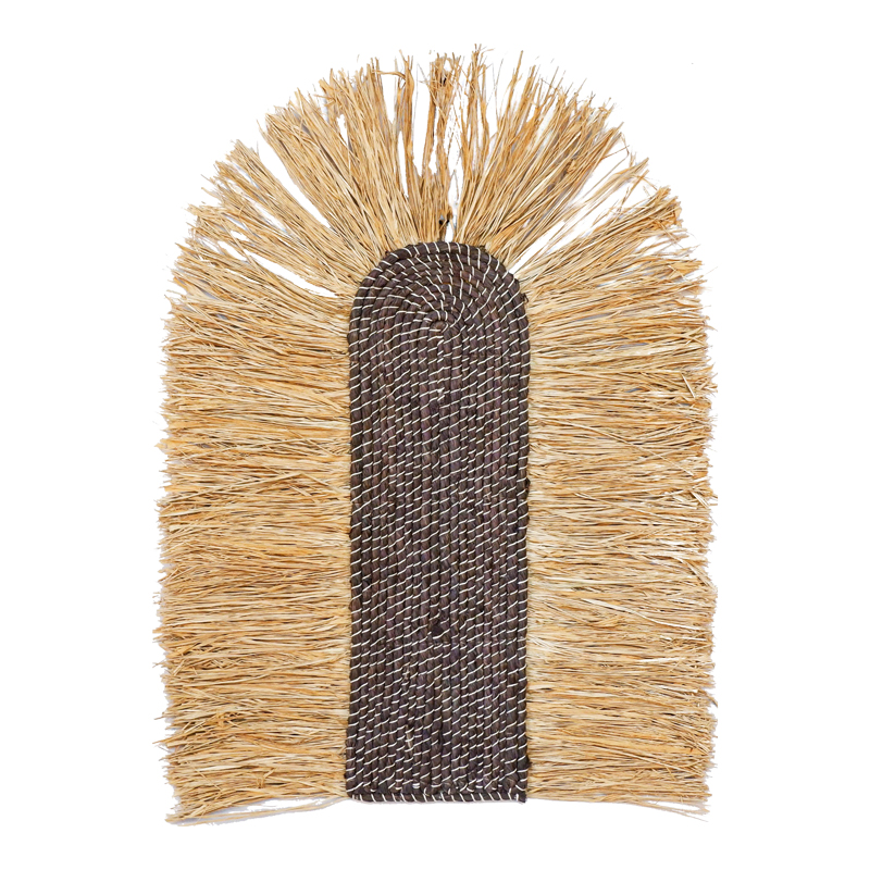 Διακοσμητικό Τοίχου Ramzon Inart Sisal Σε Φυσική Απόχρωση 84X65X2Εκ