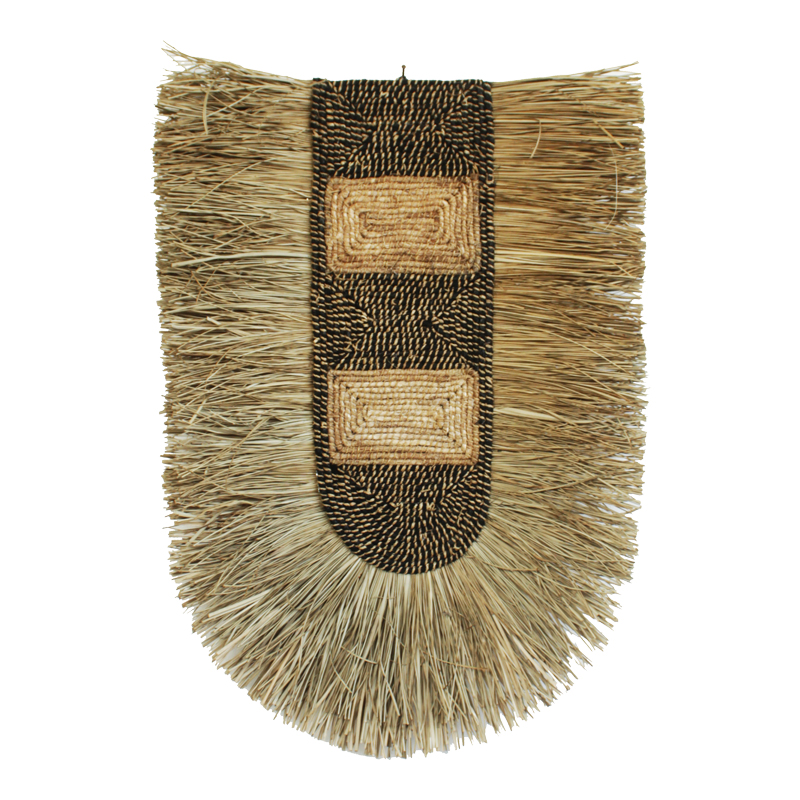 Διακοσμητικό Τοίχου Baffen I Inart Seagrass Σε Φυσικό Χρώμα 60X85X10Εκ