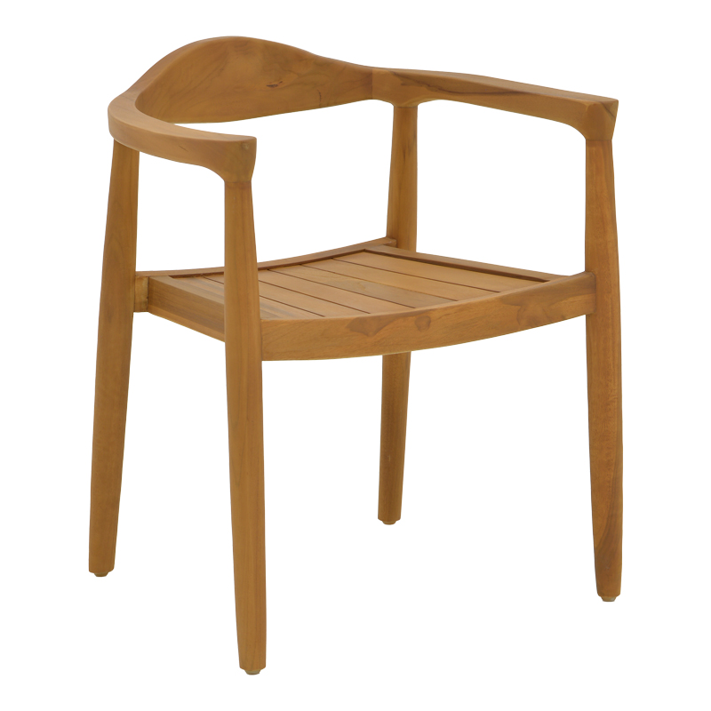 Τραπεζαρία 9 Τεμ. Ganny-Pino Pakoworld Teak Ξύλο Σε Φυσική Απόχρωση 180/240X100X75Εκ