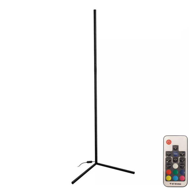 Φωτιστικό Δαπέδου Nanek Pakoworld Led Μέταλλο Μαύρο 30X30X120Εκ