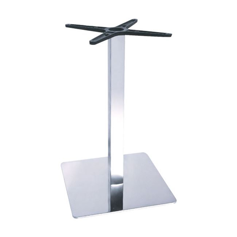 Βάση Τραπεζιού Galax Pakoworld Αλουμινίου Σε Ασημί Απόχρωση 45X45X72Εκ