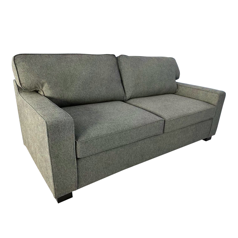 Καναπές-Κρεβάτι Διθέσιος Με Αναδιπλούμενο Στρώμα Polaris Pakoworld Χακί Ύφασμα181X91X83Εκ