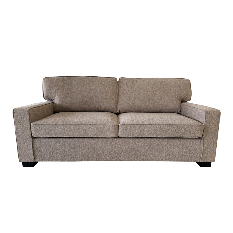 Καναπές-Κρεβάτι Διθέσιος Με Αναδιπλούμενο Στρώμα Polaris Pakoworld Μπεζ Ύφασμα 181X91X83Εκ