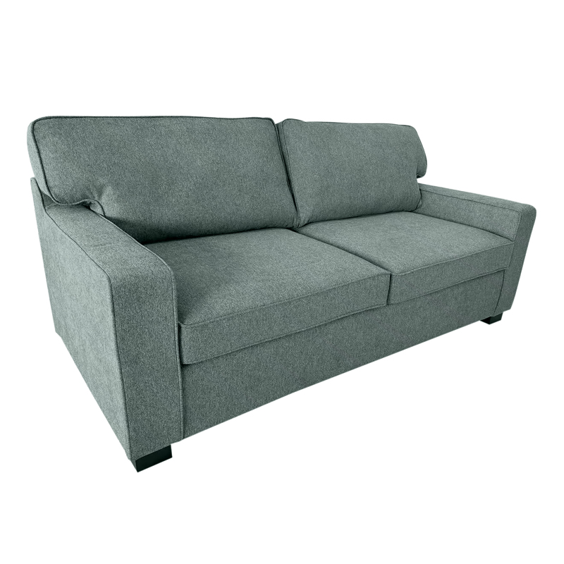 Καναπές-Κρεβάτι Διθέσιος Με Αναδιπλούμενο Στρώμα Polaris Pakoworld Φυστικί Ύφασμα 181X91X83Εκ