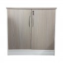 Ντουλάπι Γραφείου Armadi Pakoworld Σε Sonoma-Λευκή Απόχρωση 80X40X80Εκ