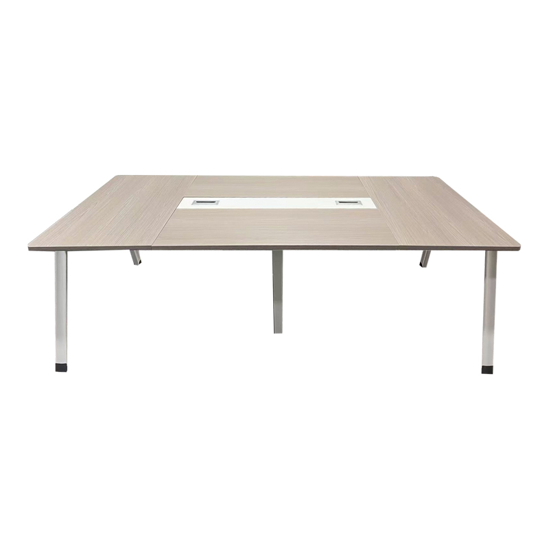 Τραπέζι Συνεδριάσεων Armadi Pakoworld Σε Γκρι-Λευκή Απόχρωση 240X120X75Εκ