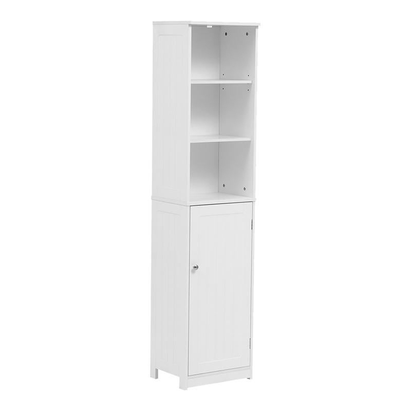 Ντουλάπι-Στήλη Desilia Pakoworld Mdf Λευκό 37X30X160Εκ