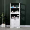Ντουλάπι-Στήλη Sejo Pakoworld Mdf Λευκό 60X32.5X154Εκ