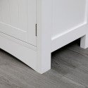Ντουλάπι-Στήλη Sejo Pakoworld Mdf Λευκό 60X32.5X154Εκ