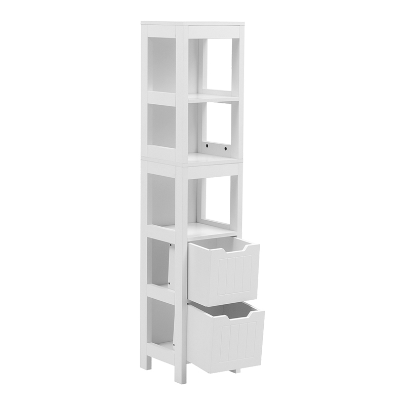 Ντουλάπι-Στήλη Kelby Pakoworld Mdf Λευκό 30X30X144Εκ