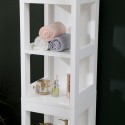 Ντουλάπι-Στήλη Kelby Pakoworld Mdf Λευκό 30X30X144Εκ