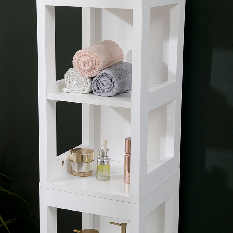Ντουλάπι-Στήλη Kelby Pakoworld Mdf Λευκό 30X30X144Εκ