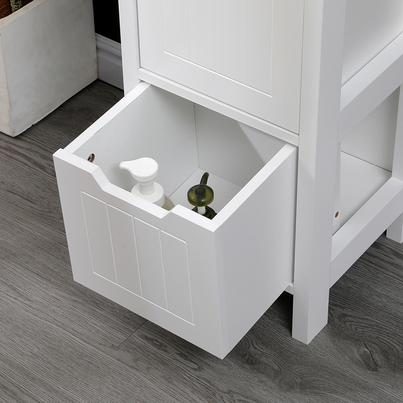 Ντουλάπι-Στήλη Kelby Pakoworld Mdf Λευκό 30X30X144Εκ