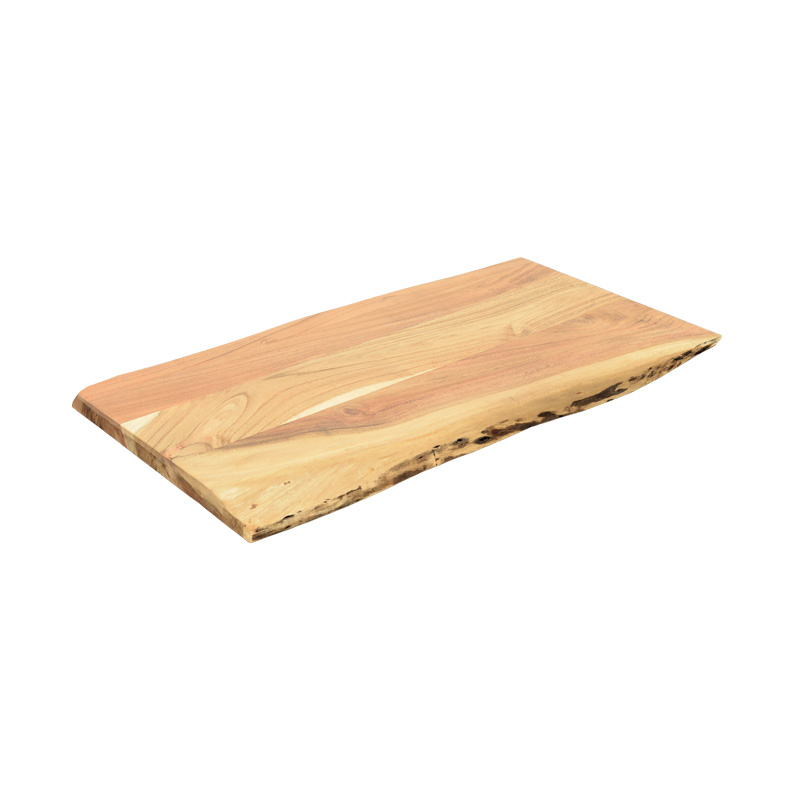 Επιφάνεια Τραπεζιού Pozier Pakoworld Μασίφ Ξύλο Ακακίας Σε Φυσική Απόχρωση 160X90X4Εκ