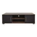 Έπιπλο Τηλεόρασης Serank Pakoworld Σε Oak-Ανθρακί Απόχρωση 120X40X40Εκ