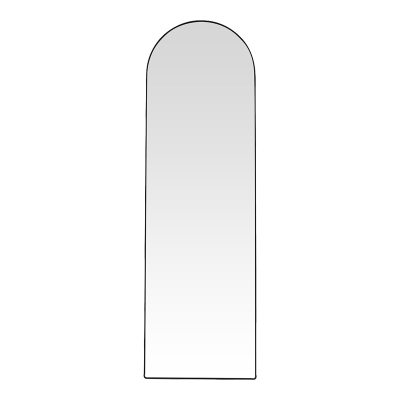 Καθρέπτης Plaza I Pakoworld Αλουμίνιο Σε Μαύρη Απόχρωση 50X28X160Εκ
