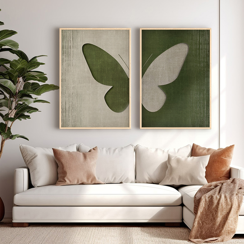 Πίνακας Obsen Pakoworld Δίπτυχος Με Ψηφιακή Εκτύπωση Και Πλαίσιο 33X1.5X48Εκ