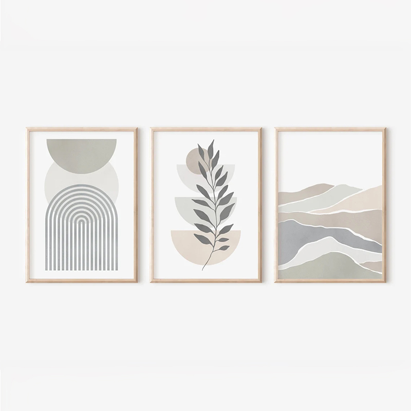 Πίνακας Werda Pakoworld Τρίπτυχος Με Ψηφιακή Εκτύπωση Και Πλαίσιο 33X1.5X48Εκ