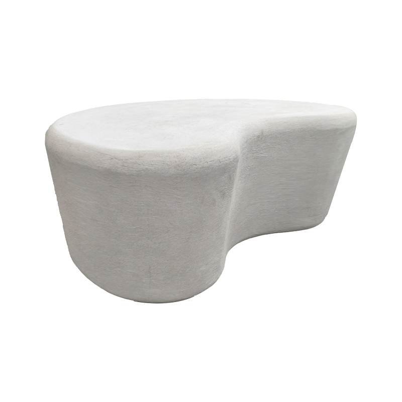 Τραπέζι Σαλονιού Fedris Pakoworld Mdf Λευκό 80X70X34Εκ