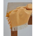 Μονόχρωμη Πετσέτα Φαγητού με Κρόσσι Estoril 53x53cm 53x53cm Χρυσό