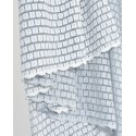 Έτοιμη Ραμμένη Κουρτίνα Belgium με Σχέδιο Pixel 280x280cm Φαρδύ Φύλλο (280x280cm) Μπλε Γκρι