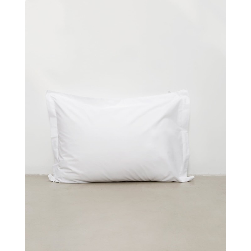 Λευκή Oxford Ξενοδοχειακή Μαξιλαροθήκη Bungalow 52x72+5cm 52x72 5cm Άσπρο