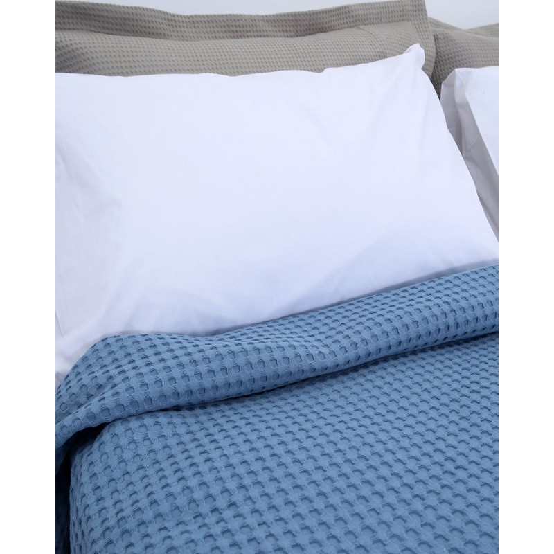 Κουβέρτα πικέ Raul II Super Υπέρδιπλη (270x240cm) Μπλε Raf