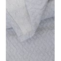 3D Ζακάρ Κουβερλί Κουβέρτα Γεωμετρικό Pattern Augerinos Super Υπέρδιπλη (260x280cm) Γκρι απαλό