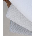 3D Ζακάρ Κουβερλί Κουβέρτα Γεωμετρικό Pattern Augerinos Super Υπέρδιπλη (260x280cm) Γκρι απαλό