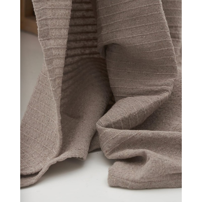 Μονόχρωμη Κουβέρτα Ριχτάρι Nairi σε 5 Αποχρώσεις California King (280x280cm) Μπεζ