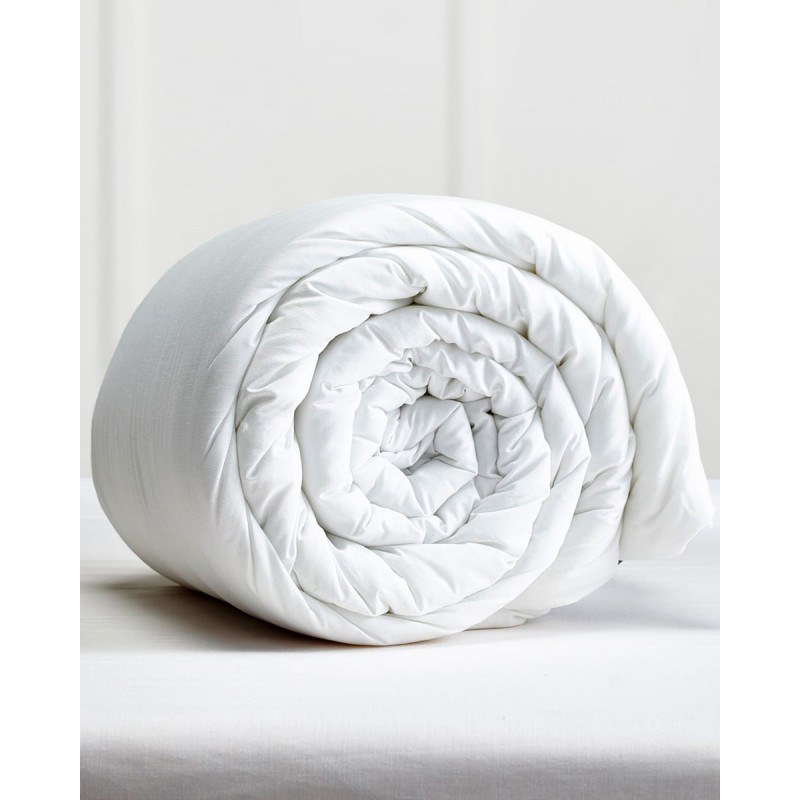 Λευκό Καπιτονέ Λεπτό Πάπλωμα Πουπουλένια Αίσθηση Down Alternative 200 Μονή (160x240cm) Άσπρο