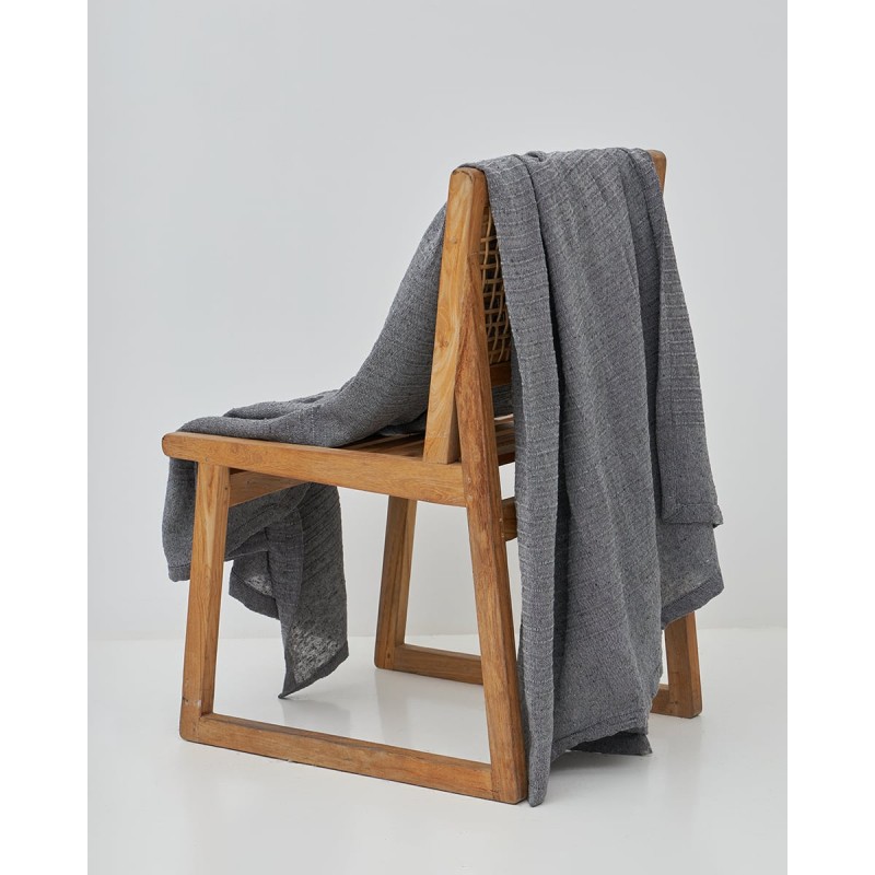 Μονόχρωμο Ριχτάρι Nairi σε 5 Αποχρώσεις Πολυθρόνα (180x170cm) Ανθρακί