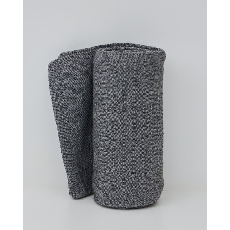 Μονόχρωμη Κουβέρτα Ριχτάρι Nairi σε 5 Αποχρώσεις Super Υπέρδιπλη (240x280cm) Ανθρακί