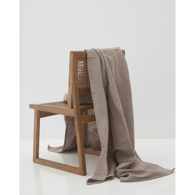 Μονόχρωμη Κουβέρτα Ριχτάρι Nairi σε 5 Αποχρώσεις California King (280x280cm) Μπεζ