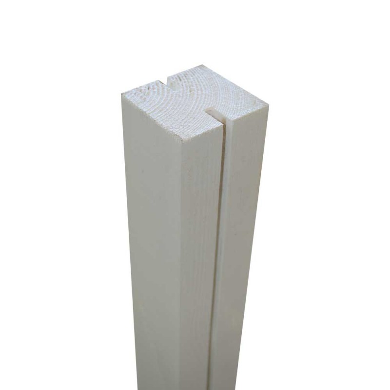 Κολώνα ενδιάμεση PP καφασωτά 7 x 7 x 240εκ. | γκρι