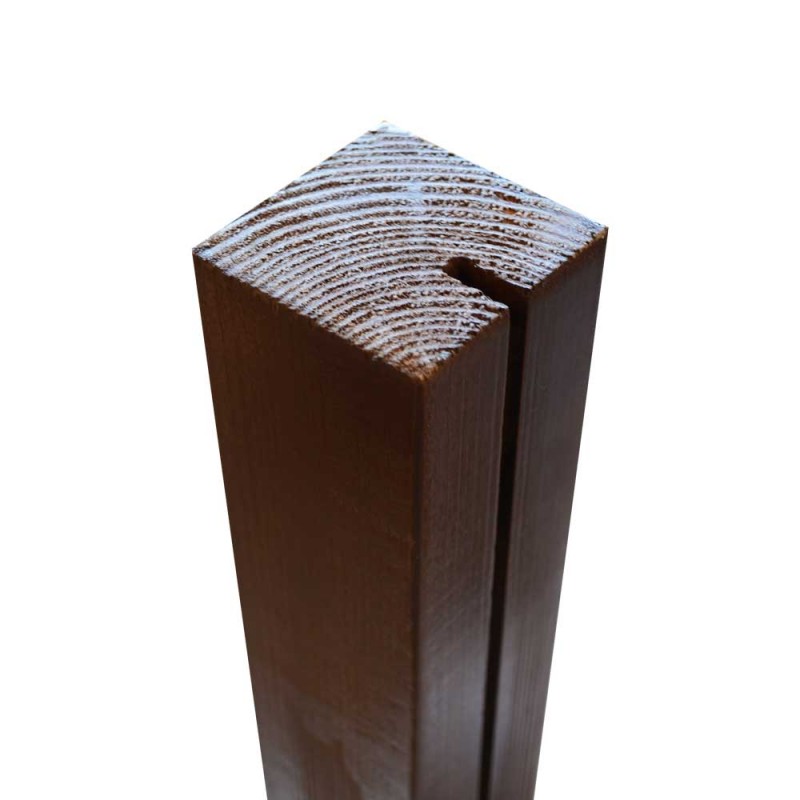 Κολώνα αρχή-τέλος PP καφασωτά  7 x 7 x 120εκ. | λευκό